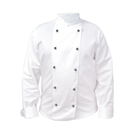Куртка поварская Chef XL с длинным рукавом и черными пуклями
