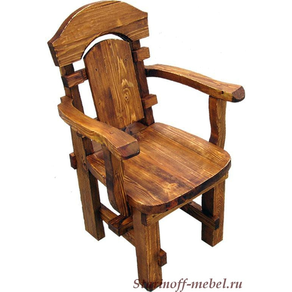 Трон деревянный ( стул, кресло-трон , из дерева под старину )