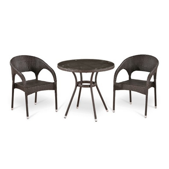Комплект мебели Ольборг T282ANT/Y90B (стол + 2 кресла)