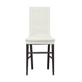 Чехол на стул со спинкой 40 см (2 штуки) Рустика Белый