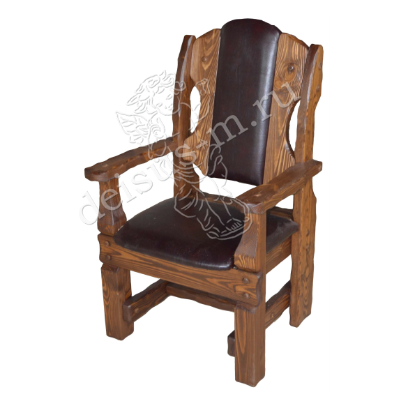 Кресло Добряк-М (кожа + спинка кожа)