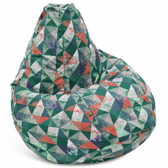 Кресло-мешок Жаккард Треугольники (размер XL)