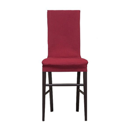 Чехол на стул со спинкой 40 см (2 штуки) Рустика Бордовый