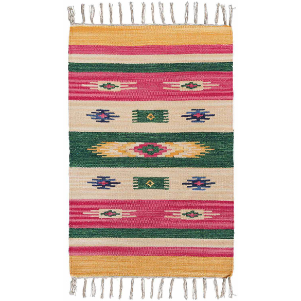 Индийский ковер хлопковый «KILIM COTTON» CT203-MIX